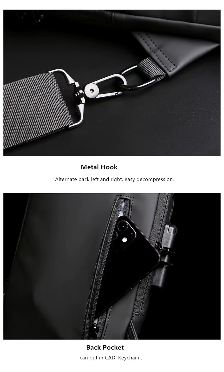 SACHOUCH JEEP MODÈLE 5 SACOCHE ANTIVOL - USB - IMPERMÉABLE