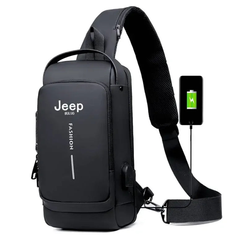 SACHOUCH JEEP MODÈLE 5 SACOCHE ANTIVOL - USB - IMPERMÉABLE