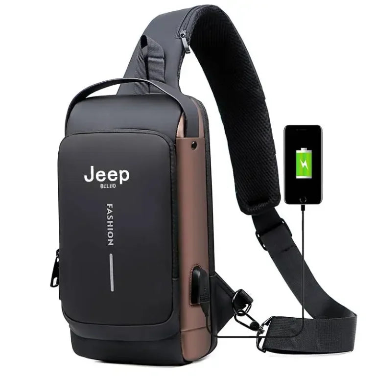 SACHOUCH JEEP MODÈLE 5 SACOCHE ANTIVOL - USB - IMPERMÉABLE